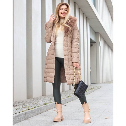 Resti Ladies&amp;#039; brown winter jacket - Clothing Slike