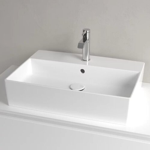 Villeroy Boch 4A0760R1 Memento 2.0 CeramicPlus 60 x 42 cm nadpultni umivalnik z odprtino za armaturo Slike