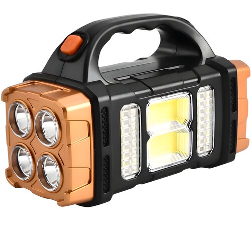  Solarna LED Kamperska Baterija s Powerbankom SR - 40475 - Zlatna / Crna KP40475 Slike