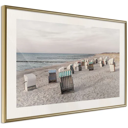  Poster - Baltic Beach Chairs 30x20