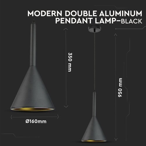  Viseća lampa &mdash; METAL BLACK Cijene