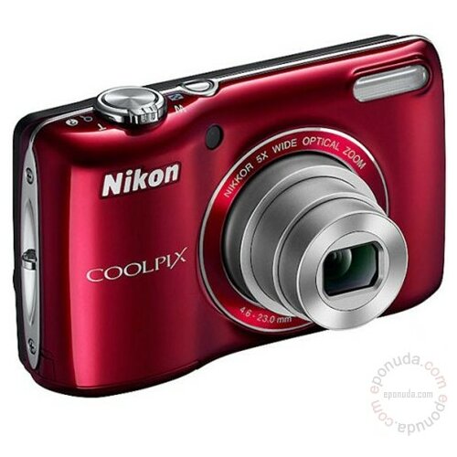 Nikon CoolPix L26 Red digitalni fotoaparat Slike