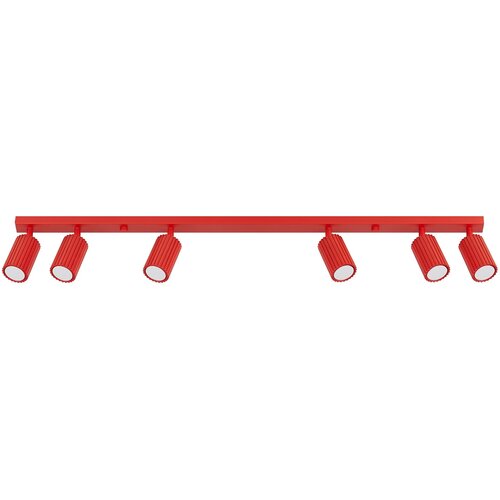Sollux Lighting Stropna svetilka KARBON 6L rdeča, (5000352324) Cene
