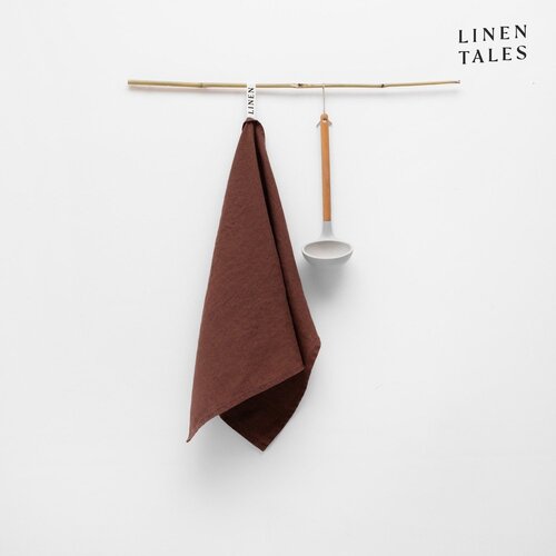 Linen Tales Lanena kuhinjska krpa 45x65 cm Chocolate &ndash; Cijene