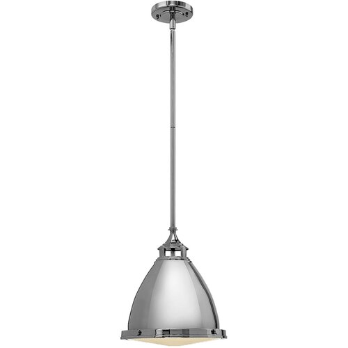 Elstead Lighting Elstead Amelia 1 lahka srednja kupolasta stropna obeska, polirani nikelj, E27, (22097807) Cene