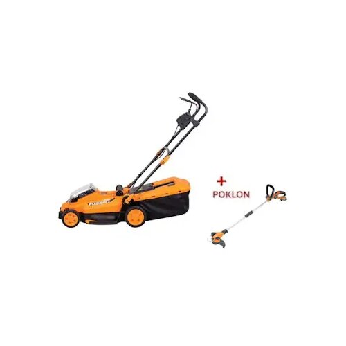 Villager FUSE Villy 2020 E &ndash; Akumulatorska brushless kosačica 18V (2Ah) 33cm 060115 + POKLON Fuse trimer BC 2320 60104 Cene