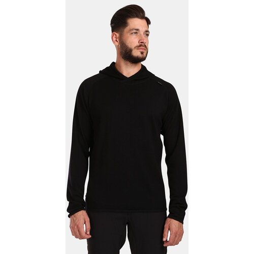 Kilpi Men's merino wool sweater MOSEO-M Black Slike