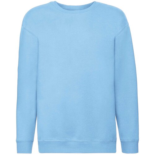 Fruit Of The Loom Błękitna bluza dziecięca Set-In Sweat Slike
