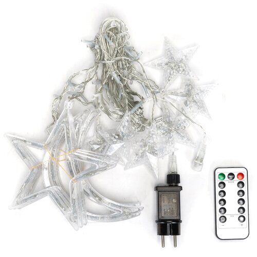 Aigostar spoljni led božićni niz 120xLED/6W/230V/8 funkcija 3x0,6m IP44 topla bela do Slike