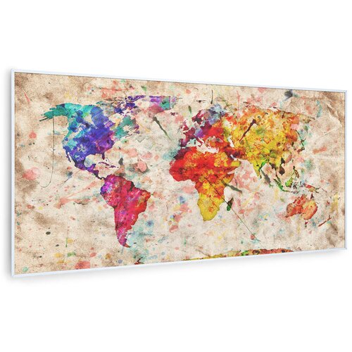 Klarstein Wonderwall Air Art Smart, infracrveni grijač, karta u boji, 120 x 60 cm, 700 W Cijene