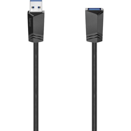 Hama USB kabel USB 3.2 gen. 1 (USB 3.0) USB-A vtič\, USB-A vtičnica 1.50 m črna 00200628, (20415683) Cene
