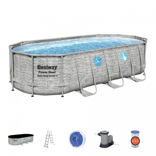 Montažni bazen 549 cm x 274 cm x 122 cm, Power Steel Swim VISTA s Cijene