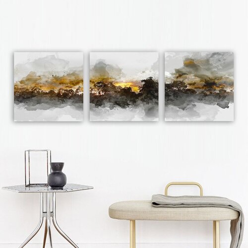 Wallity dekorativna slika PRC2563384080, 30x90cm, 3 dela Cene