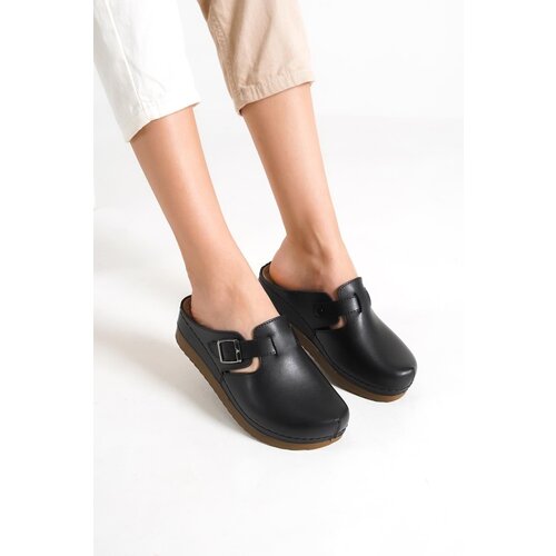 Capone Outfitters Mules - Black - Flat Cene