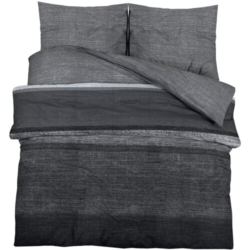 Maison Chic Komplet posteljnine - Posteljnina temno sivo 140x200 cm bombaž, (21786713) Cene