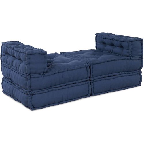  Modularni Poufovi 4 kom Indigo Tkanina Cijene