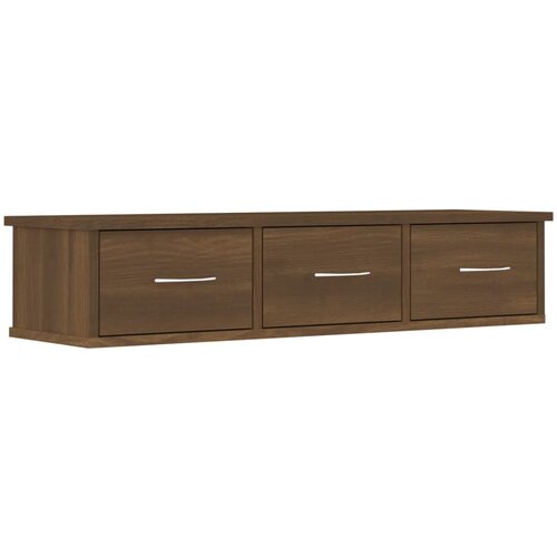 Maison Chic Stenska omarica - Zidna omarica rjavi hrast 88x26x18,5 cm konstruiran les iu27, (22063485) Cene