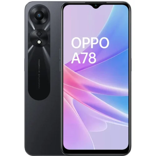 Oppo Obnovljeno - znaki rabe - Smarthpone A78 5G 6.56" 4Gb 128Gb Dual Sim Glowing Black, (21760360)