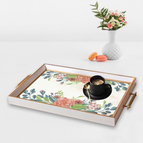 Aberto Design Poslužavnik TPB9796 50 x 29 x 3.5 cm, Šareni Cene
