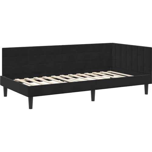  Kutni krevetni okvir s madracem 2 kom. Crna 100 x 200 cm Bar&amp;scaron;un Slike