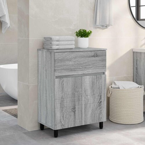  Toaletna jedinica Siva Sonoma 60 x 35 x 80 cm Konstruirano drvo Cijene