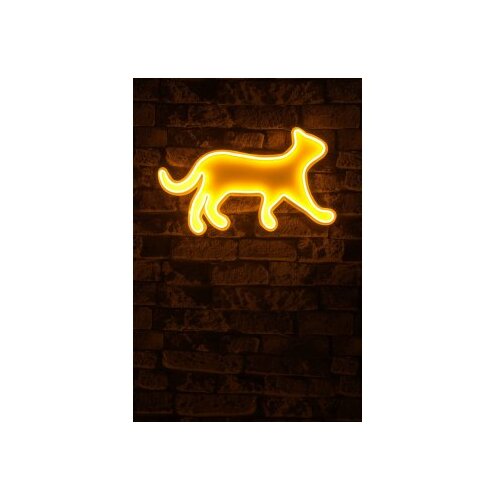 WALLXPERT dekorativna plastična led rasveta kitty the cat yellow Cene