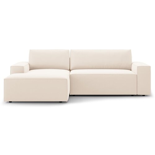 Micadoni Bež sklopiva kutna garnitura od boucl&amp;eacute; tkanine (s lijevim kutom) Jodie &amp;ndash; Home Slike
