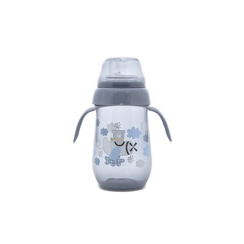 Lorelli solja non-spill wide neck my friend - cameo blue (260ml) ( 10200090004 ) Slike