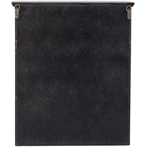 Bloomingville Crna viseća vitrina od masivne jele 51,5x66,5x22,5 cm Hazem &amp;ndash; Slike