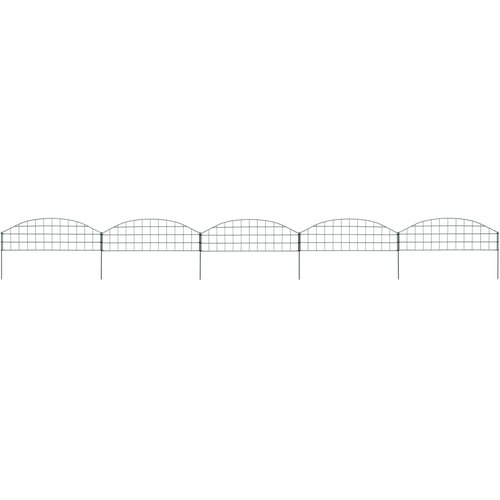  Set lučnih vrtnih ograda 77,3 x 26 cm zeleni Slike