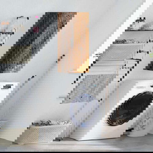 vidaXL Stenska omara Star les 34,5 x 34 x 90 cm Konstruiran les Cene