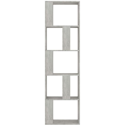  za knjige / pregrada boja betona 45x24x159 cm drveni Slike