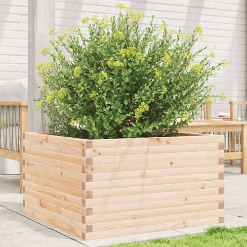  Vrtna sadilica 80x80x45 5 cm od masivne borovine Slike