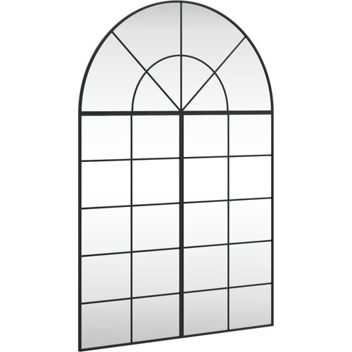 Maison Chic Stensko Ogledalo - Zrcalo - Kozmetično ogledalo črno 100x150 cm obokano železo, (21697707) Cene