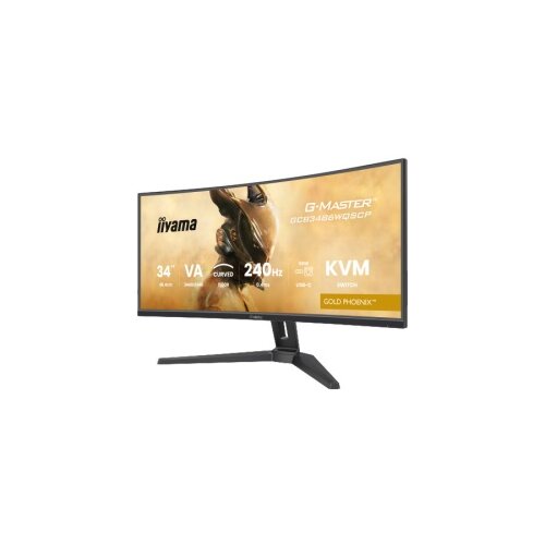 Iiyama 34&amp;quot; UW VA-panel, Curved Gaming 1500R,G-Master Gold Phoenix, 3440x1440-240Hz (21:9),0,4ms (MPRT),500cdm HDR400,FreeSync Premium,S Slike