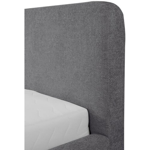 MID.YOU oblazinjena postelja 180 cm x 200 cm , les, umetna masa, tekstil, leseni material antracit Slike