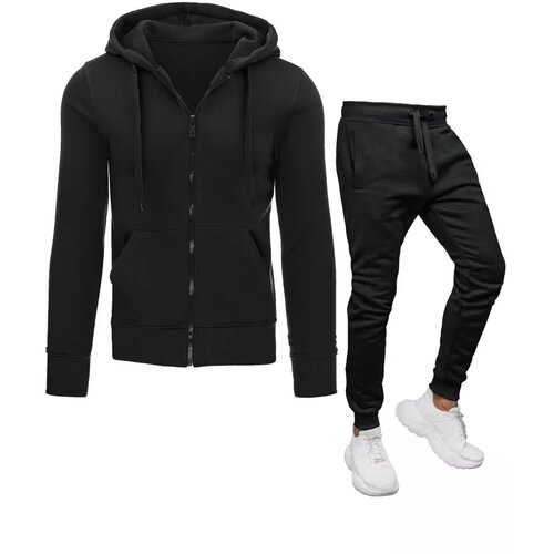 DStreet Black men&amp;#039;s tracksuit z Slike
