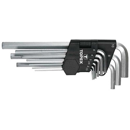  Ključ Imbus 1.5-10 mm 9 kom dugi Set Topex Cene