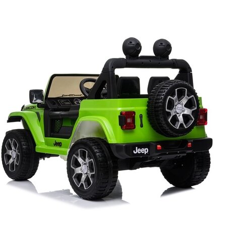 Ramiz Otro&amp;scaron;ki avto na akumulator Jeep Wrangler Rubicon Zelena 4x4 lea Slike