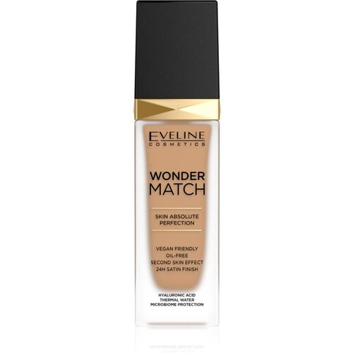 Eveline Wonder Match dolgoobstojni tekoči puder s hialuronsko kislino odtenek 40 Sand 30 ml Cene