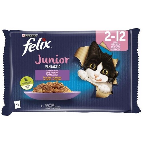 Felix Fantastic Junior pi&amp;scaron;čanec 4 x 85 g Slike