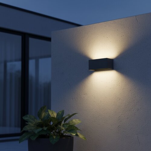 Ideal Lux - LED spolja&amp;scaron;nja zidna svetiljka ATOM LED/25W/230V IP54 antracit Slike