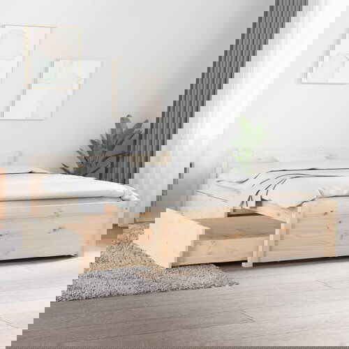 VidaXL Okvir za krevet s ladicama 90 x 200 cm Slike