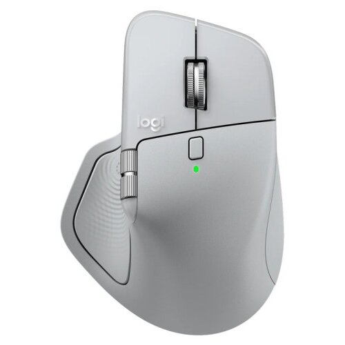 Logitech MX Master 4 brezžična Bluetooth USB Bolt Darkfield laser svetlo siva mi&amp;scaron;ka Slike