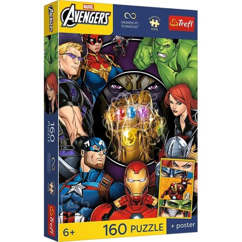 Trefl Marvel Osvetnici UFT slagalica od 160 dijelova s posterom - Cijene