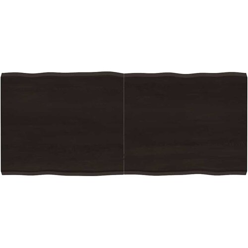 Stolna ploča tamnosmeđa 140x60x(2-4) cm obrađena hrastovina Cene