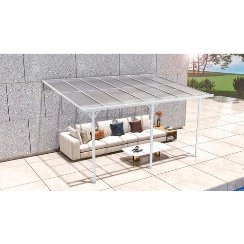WESTMANN Nadstre&scaron;nica za terasu - 435x300 cm (13 02 m&sup2;) - Bijela - BRANDED IN GERMANY Cijene