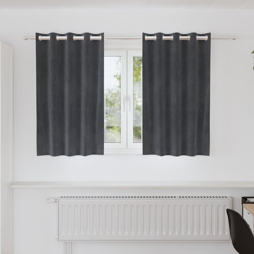 VidaXL Zavjese Svijetlosiva Poliester 140 x 140 cm Izdržljive Slike