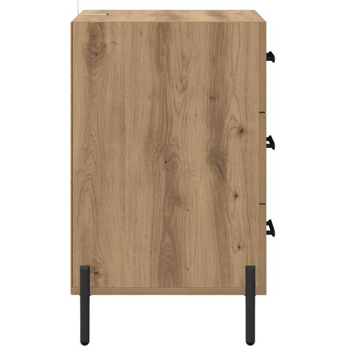  Noćni ormar Umjetnički hrast 40 x 40 x 66 cm Konstruirano drvo Slike