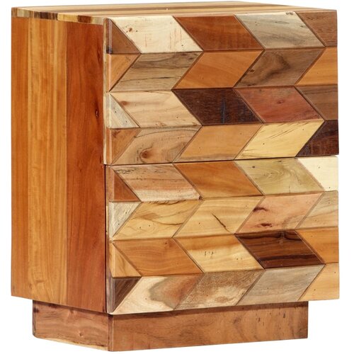 VidaXL Nočna omarica 40x30x50 cm trden predelan les, (20730016) Slike
